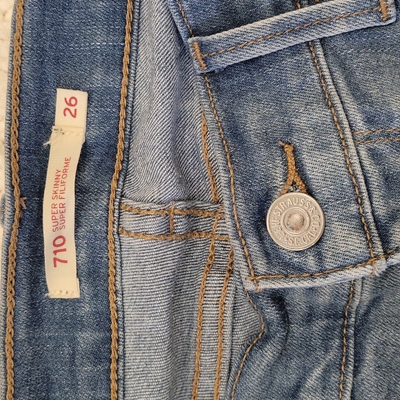 Levi's Super skinny jeans size 26 - Picture 4 of 4